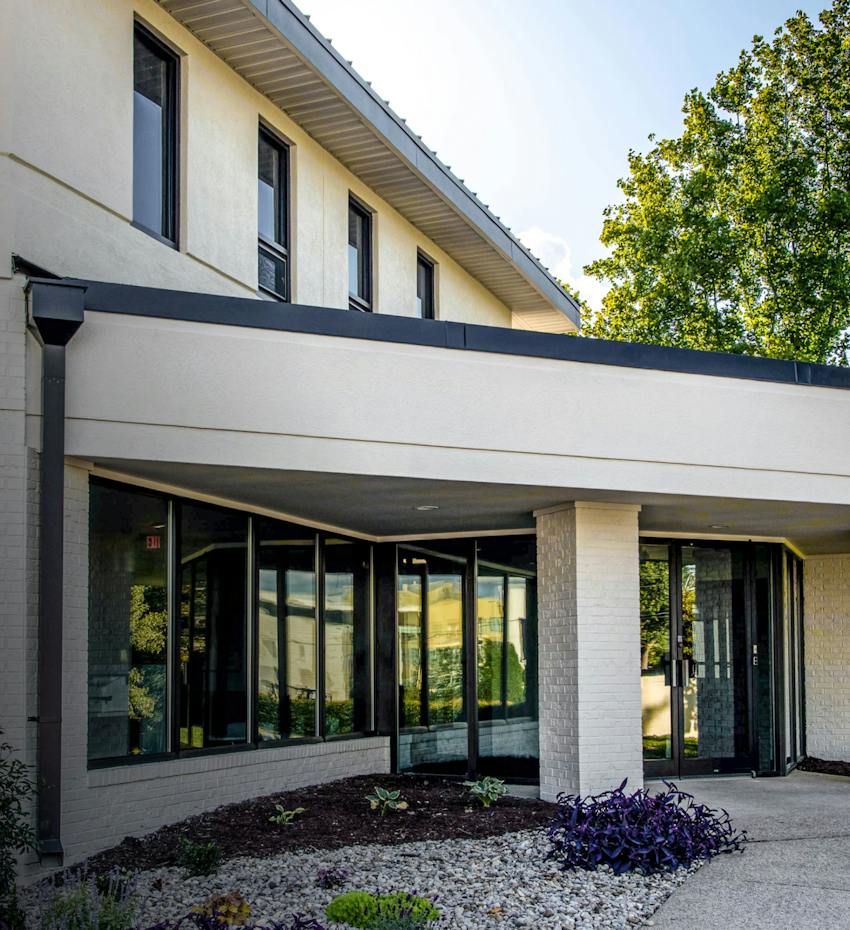 exterior shot of music city office