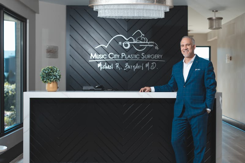 Dr. Burgdorf at the Front Desk