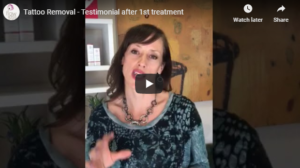 Flawless Medspa Blog | Tattoo Removal – Testimonial after 1st treatment