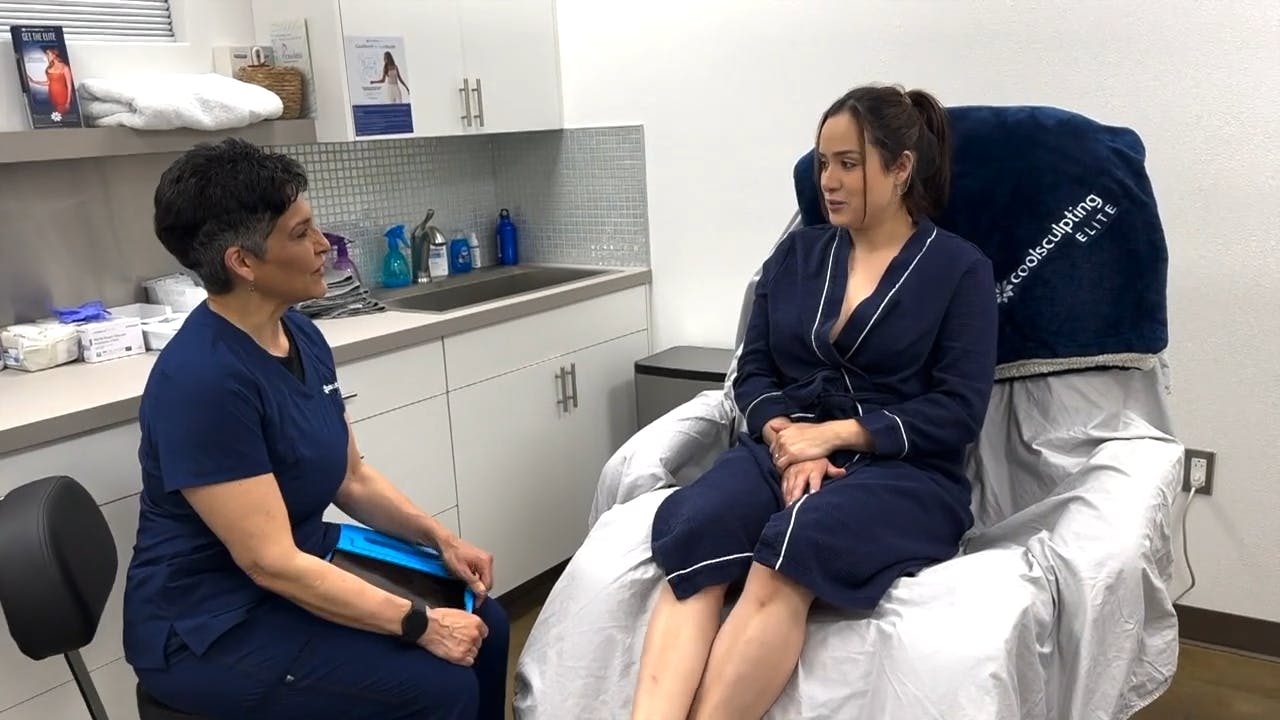 Patient discussing BOTOX in Albuquerque with a CANS certified injector