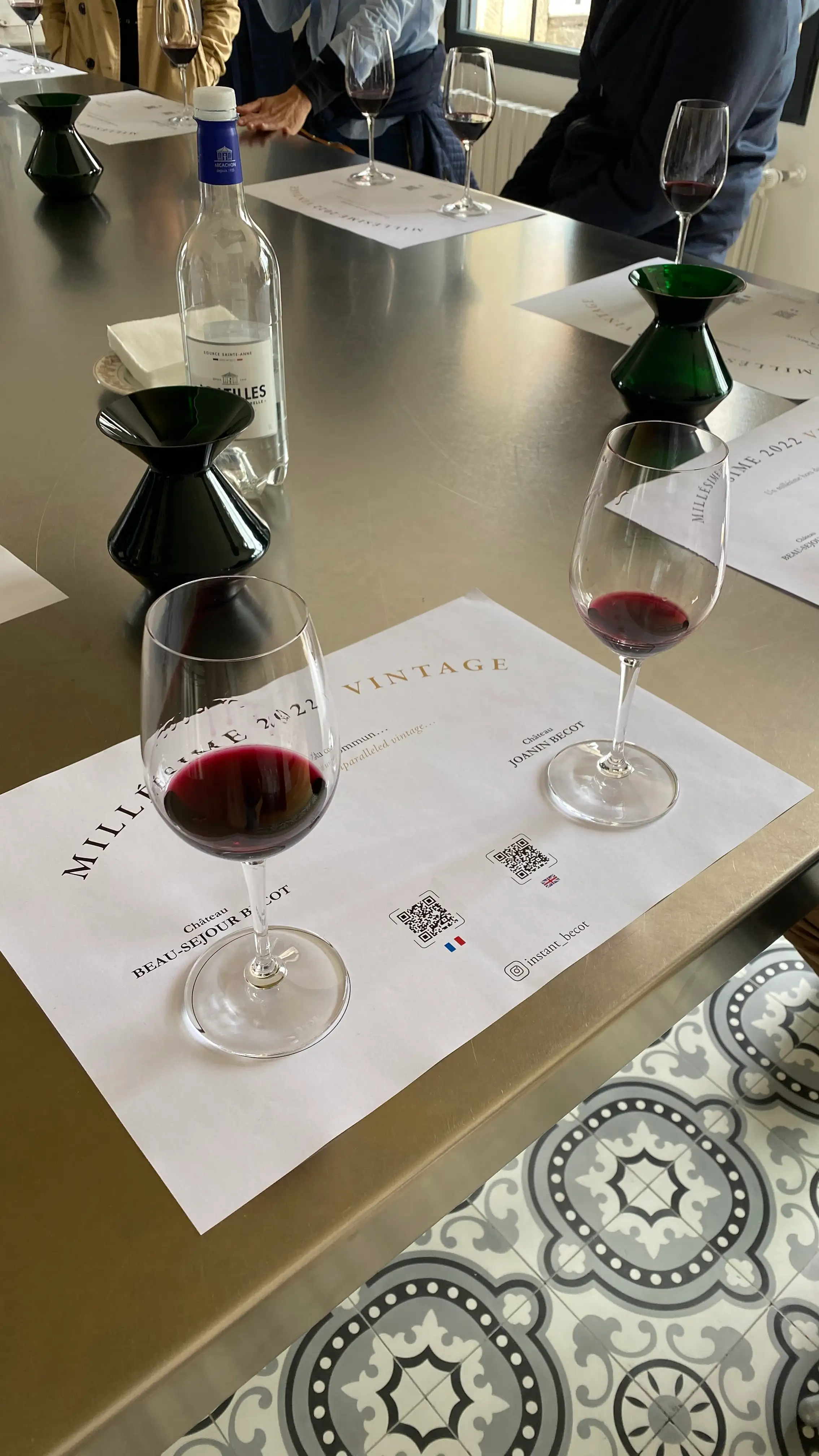 Primeurs 2022 tasting at Château Beau-Séjour Bécot