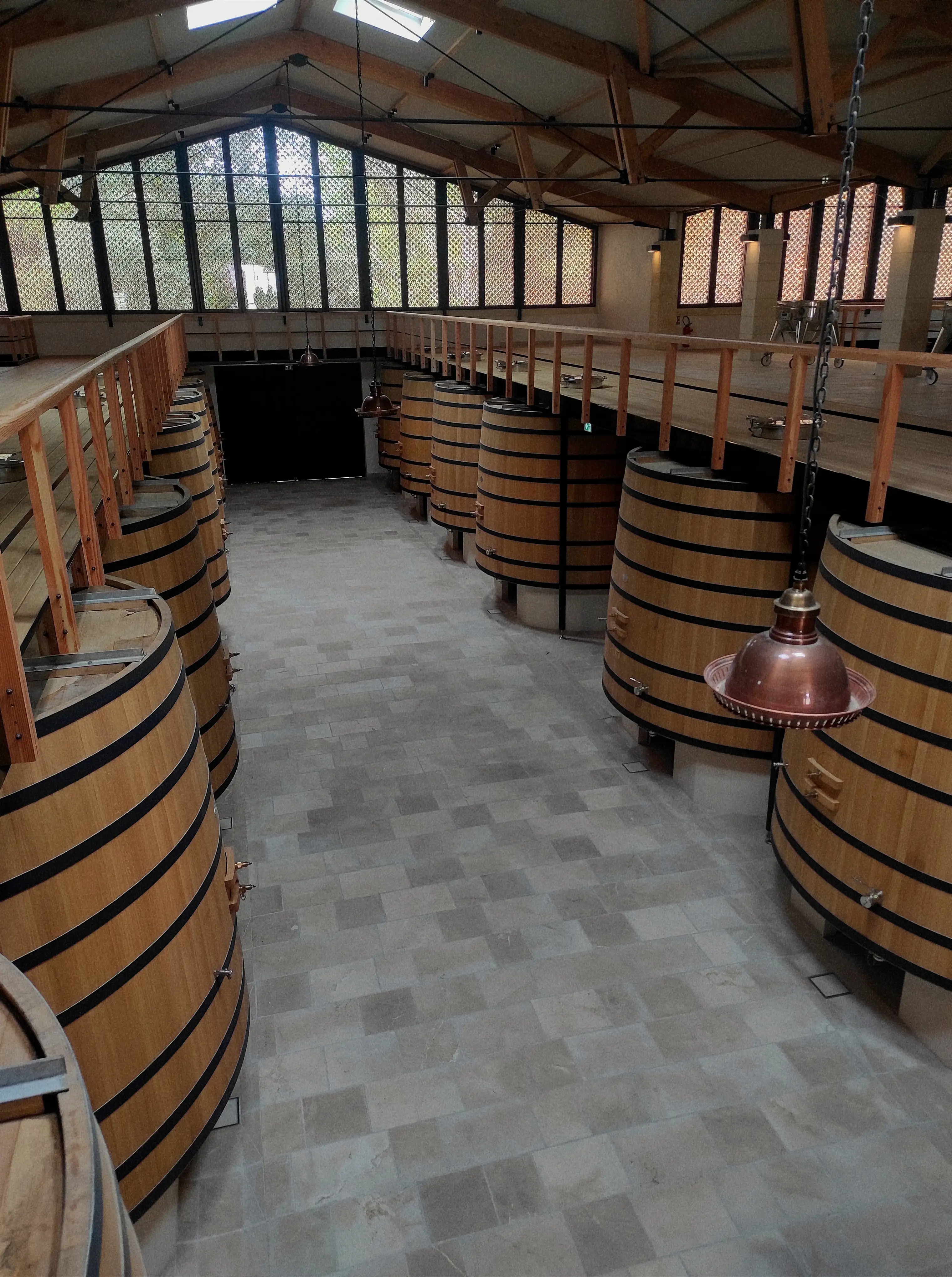 Cellar of Château Langoa Barton