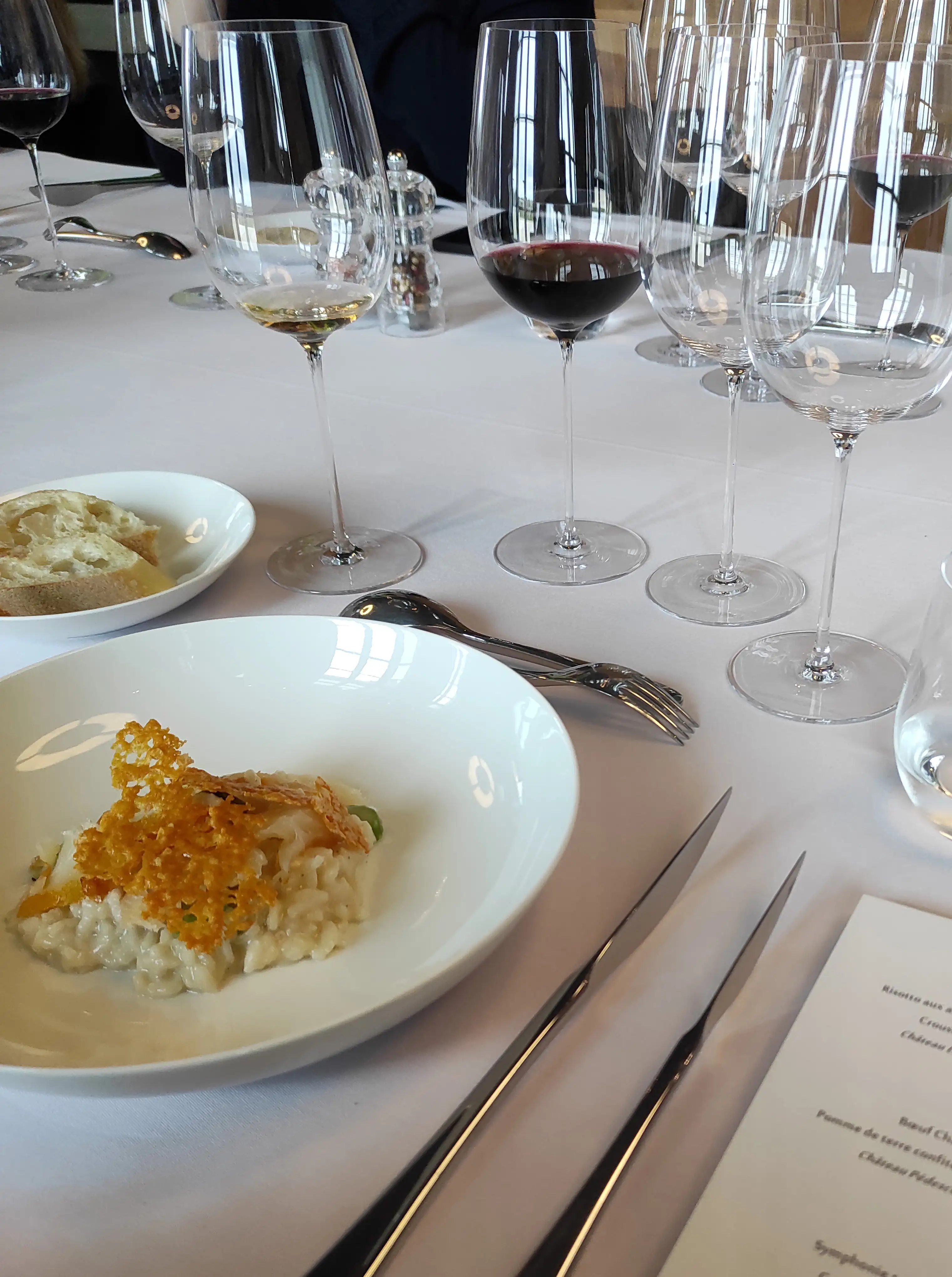 Dinner at Château Pédesclaux