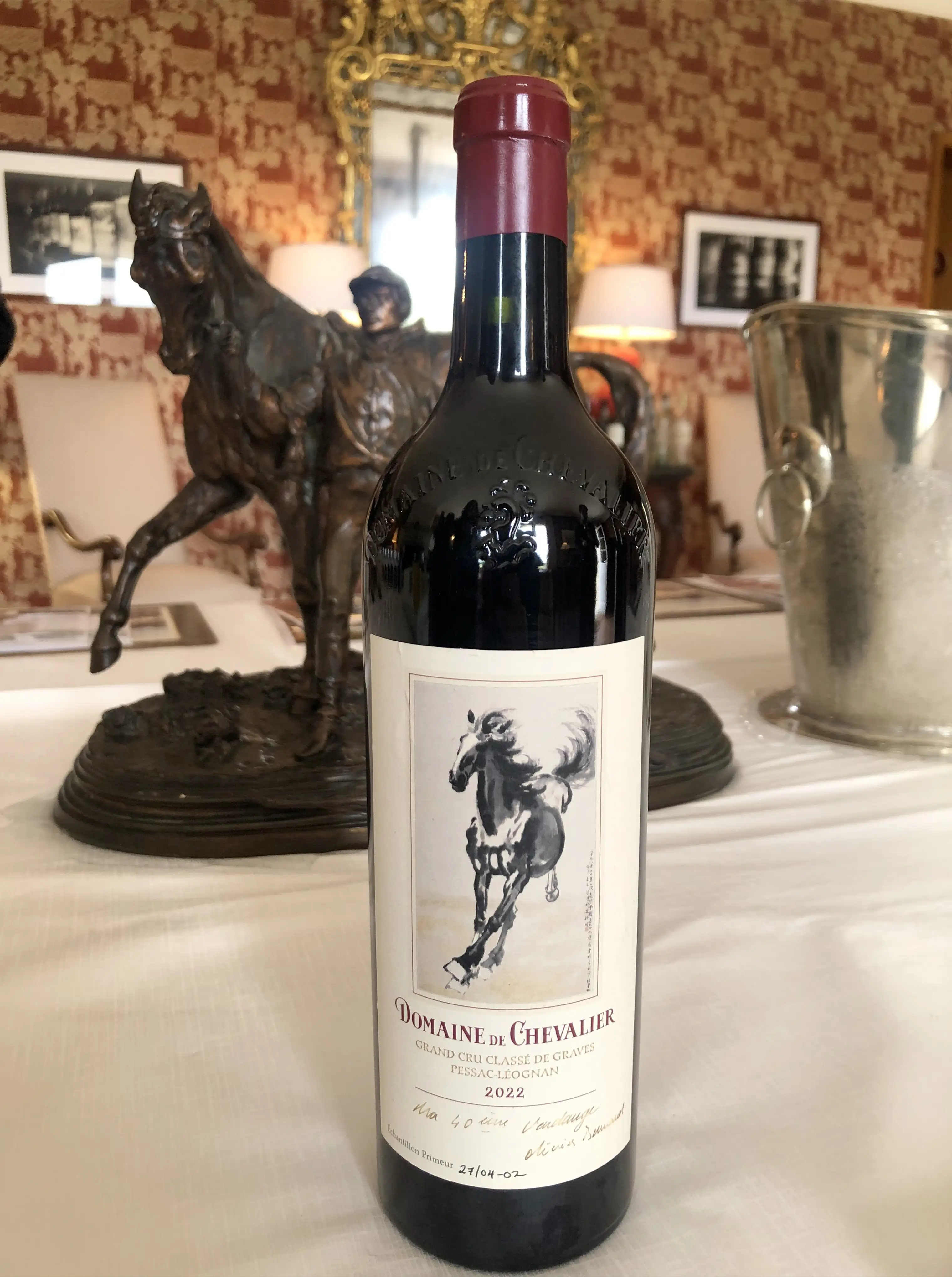 Primeurs 2022 tasting at Domaine de Chevalier