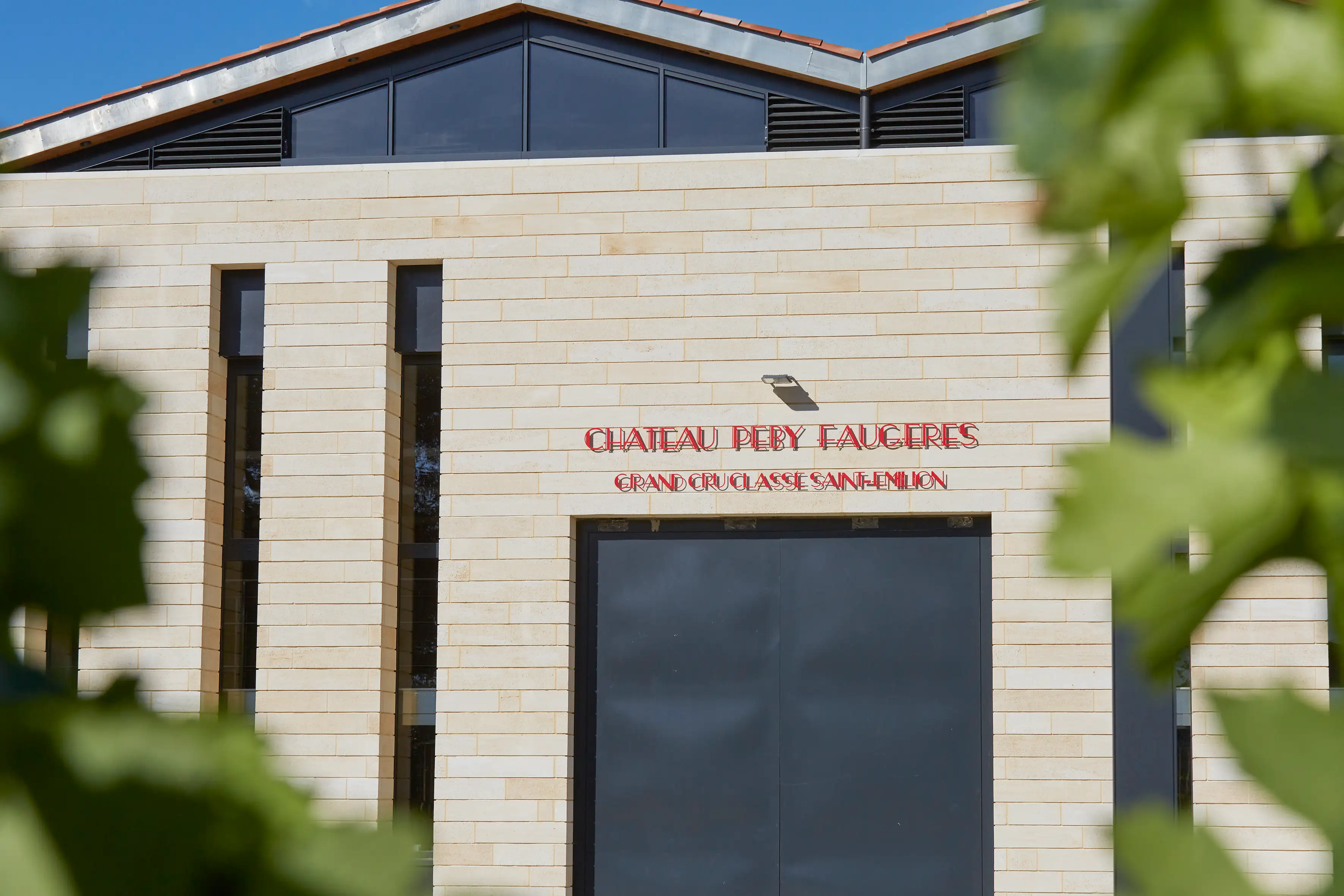 Entrance to Château Péby Faugères