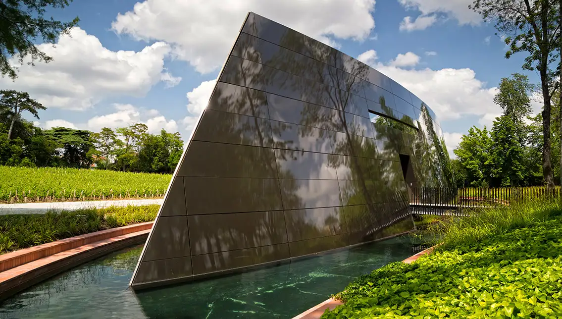 Cellar of Château Les Carmes Haut-Brion