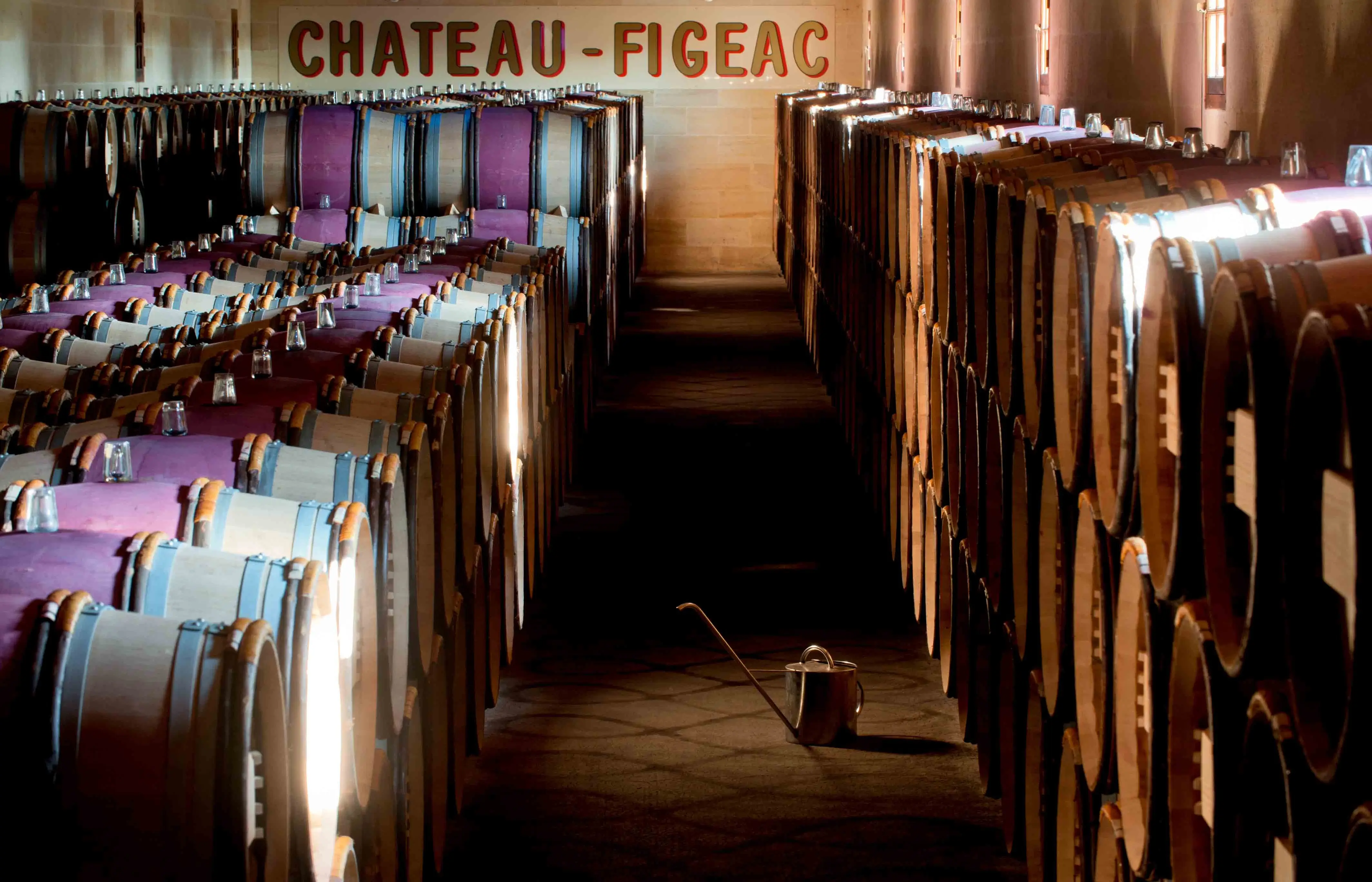 Le chai du Château Figeac