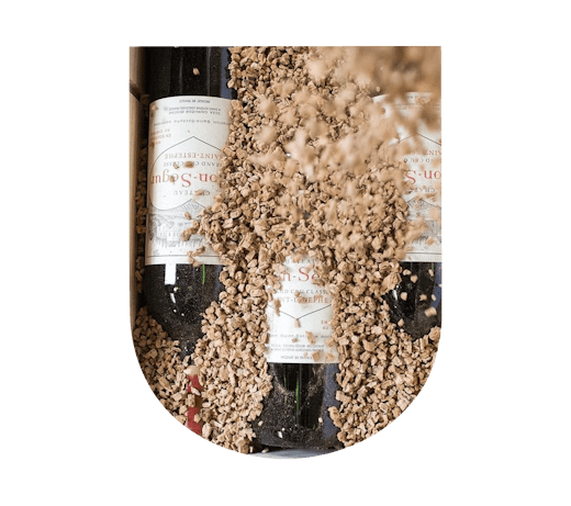 Our cork shavings are revolutionising the way your bottles of wine are shipped, guaranteeing safe delivery this Christmas.