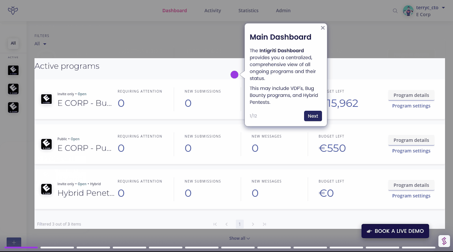 Take a platform tour
