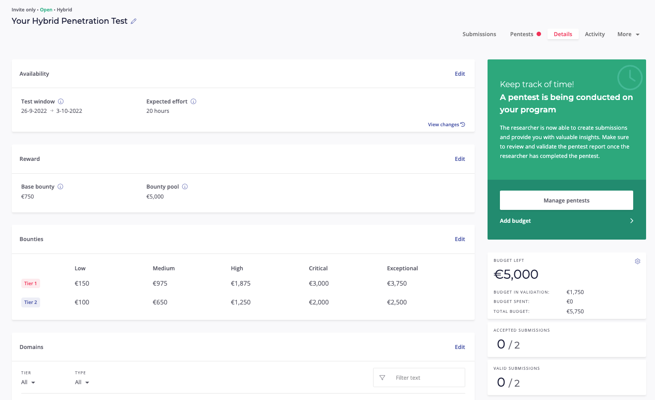 Intigriti-hybrid-pentest-dashboard
