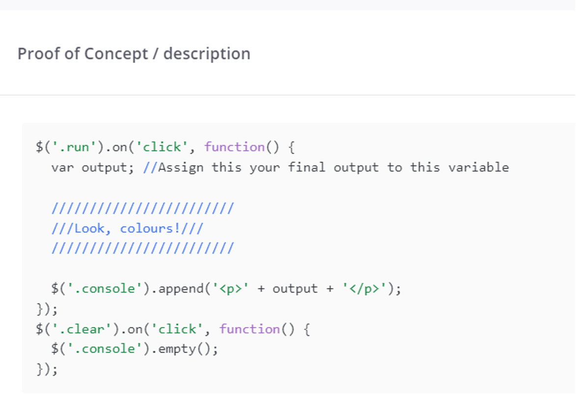 codeblock