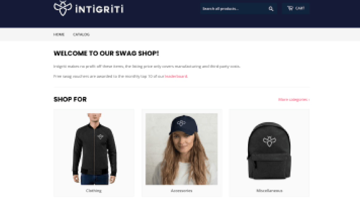 Swag for everyone introducing our swag store! Intigriti