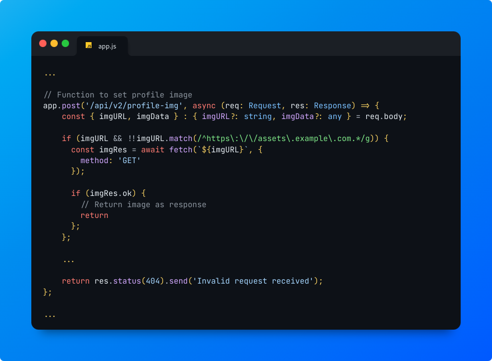 Code Snippet Example