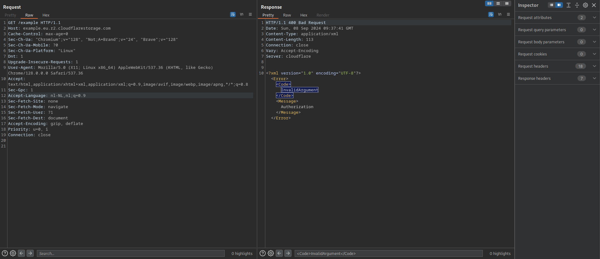 Cloudflare R2 private bucket enumeration
