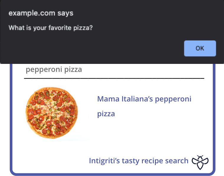 XSS vulnerability example