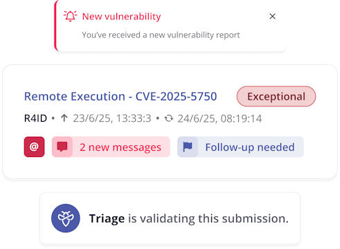 Intigriti offers tailored bug bounty programs to help you identify vulnerabilities before malicious attackers can exploit them.