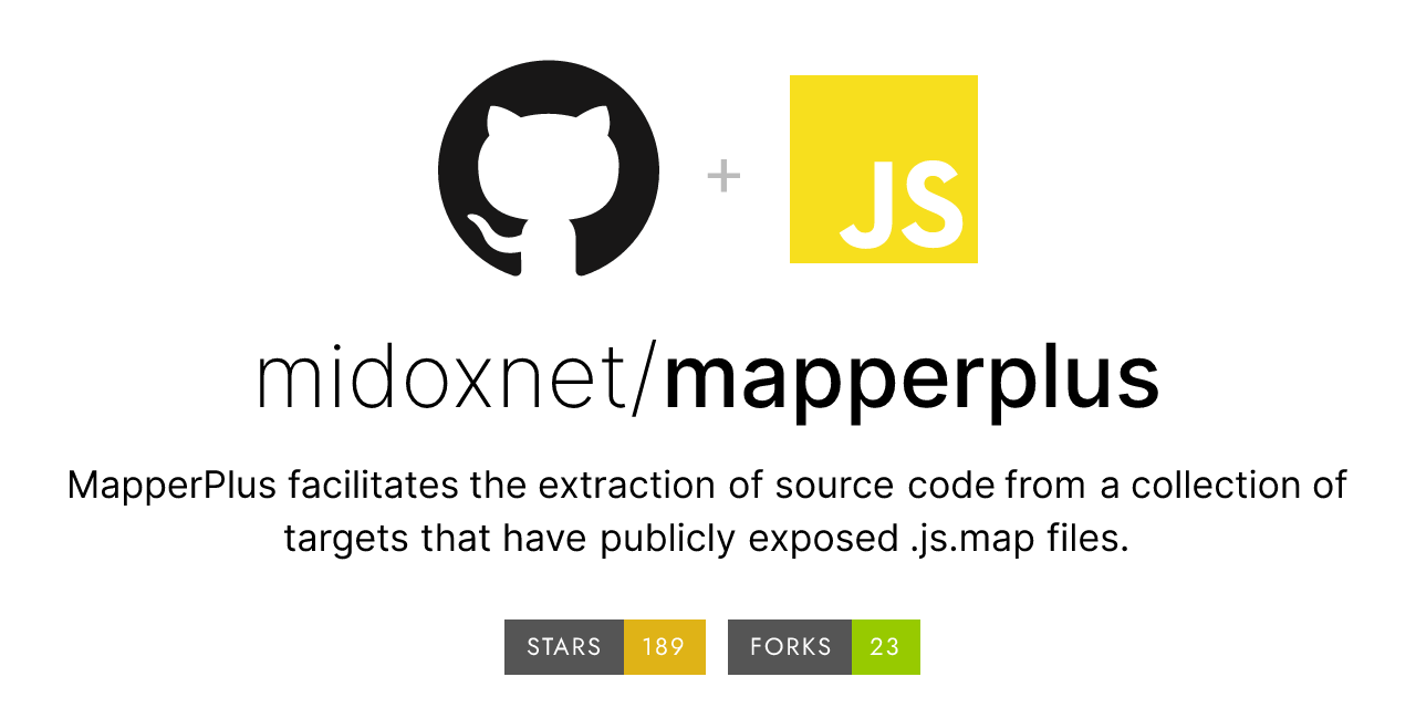 MapperPlus JavaScript sourcemap unpacker