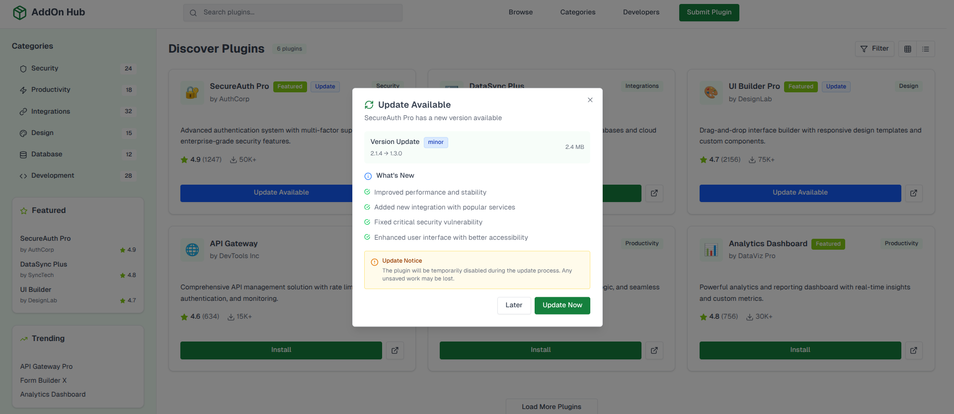 Supply chain attacks in add-on/plugin ecosystems