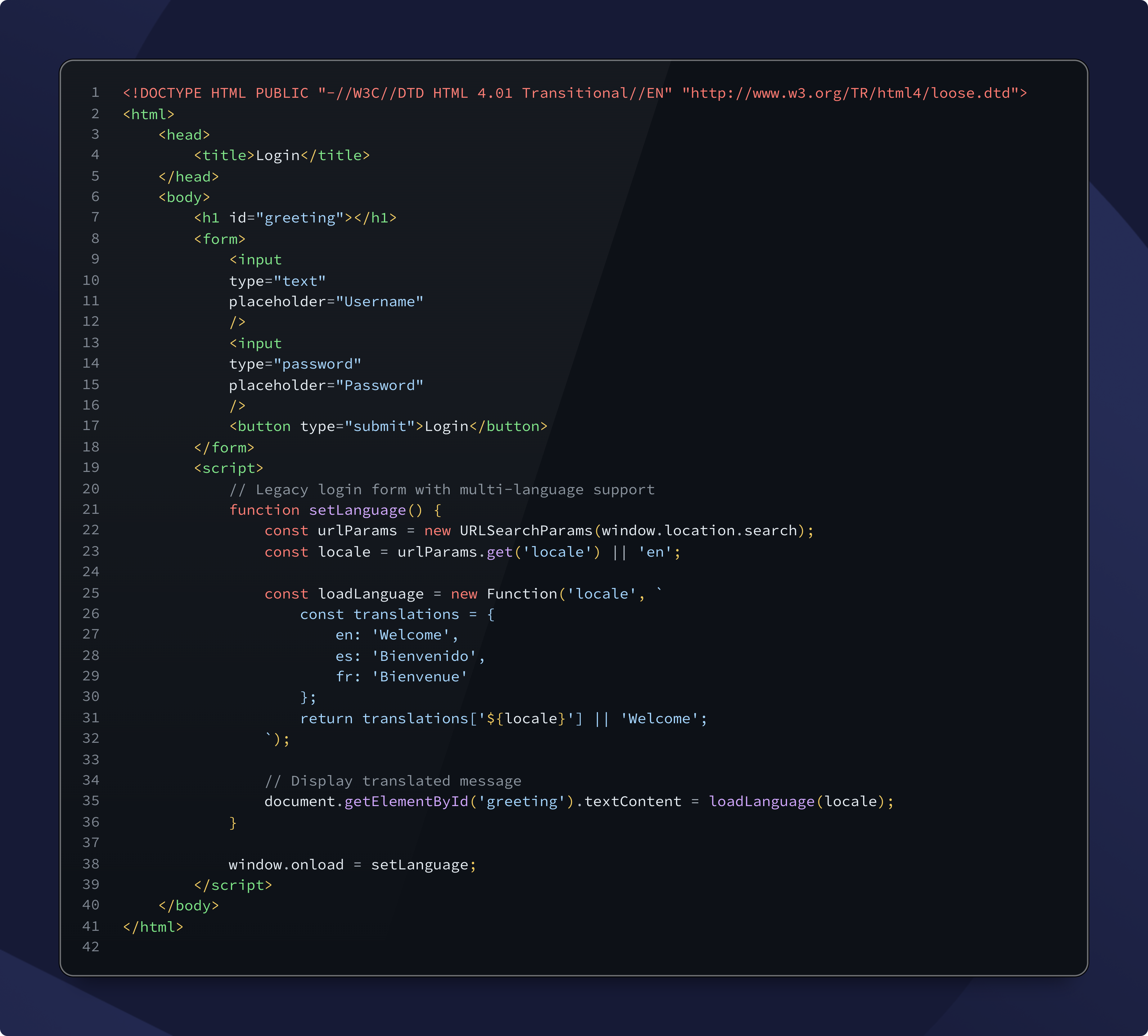 DOM-based XSS via Function DOM sink