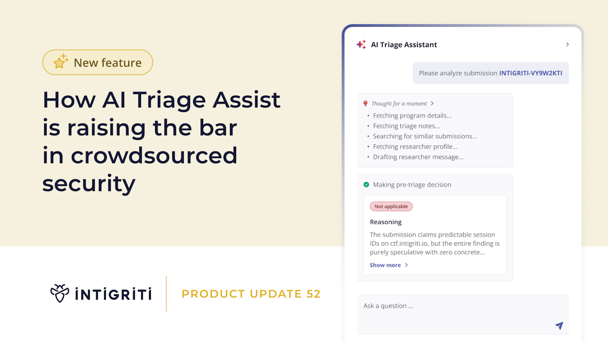 How Triage Assist is raising the bar in crowdsourced security