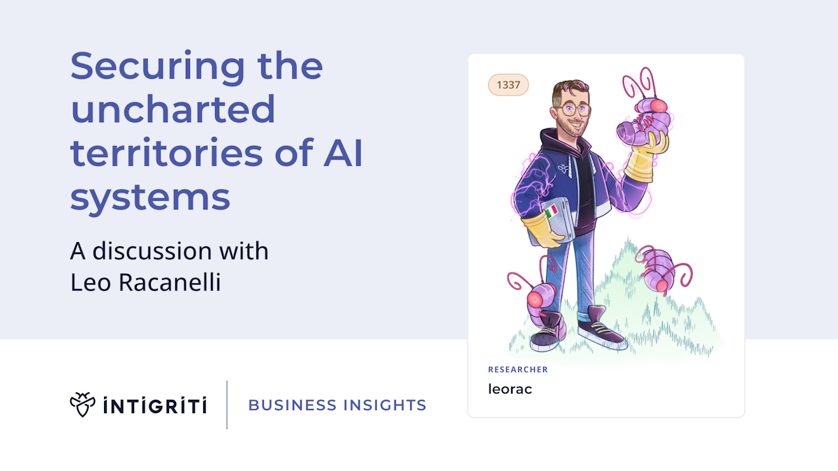 Sarah Racanelli Securing the uncharted territories of AI systems. A discussion with Leo ...