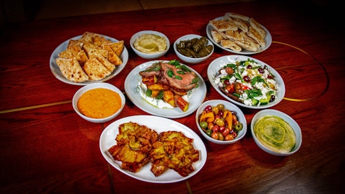 a feast of meze