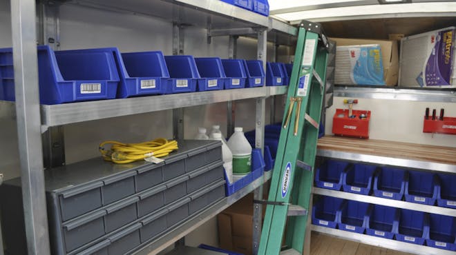 HVAC Truck & Service Van Equipment Setup | Mike Albert Upfitting