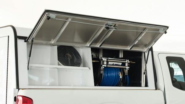 Small Pest Control Rig Pest Control Truck Equipment & Spray Setup | Mike Albert Upfitting
