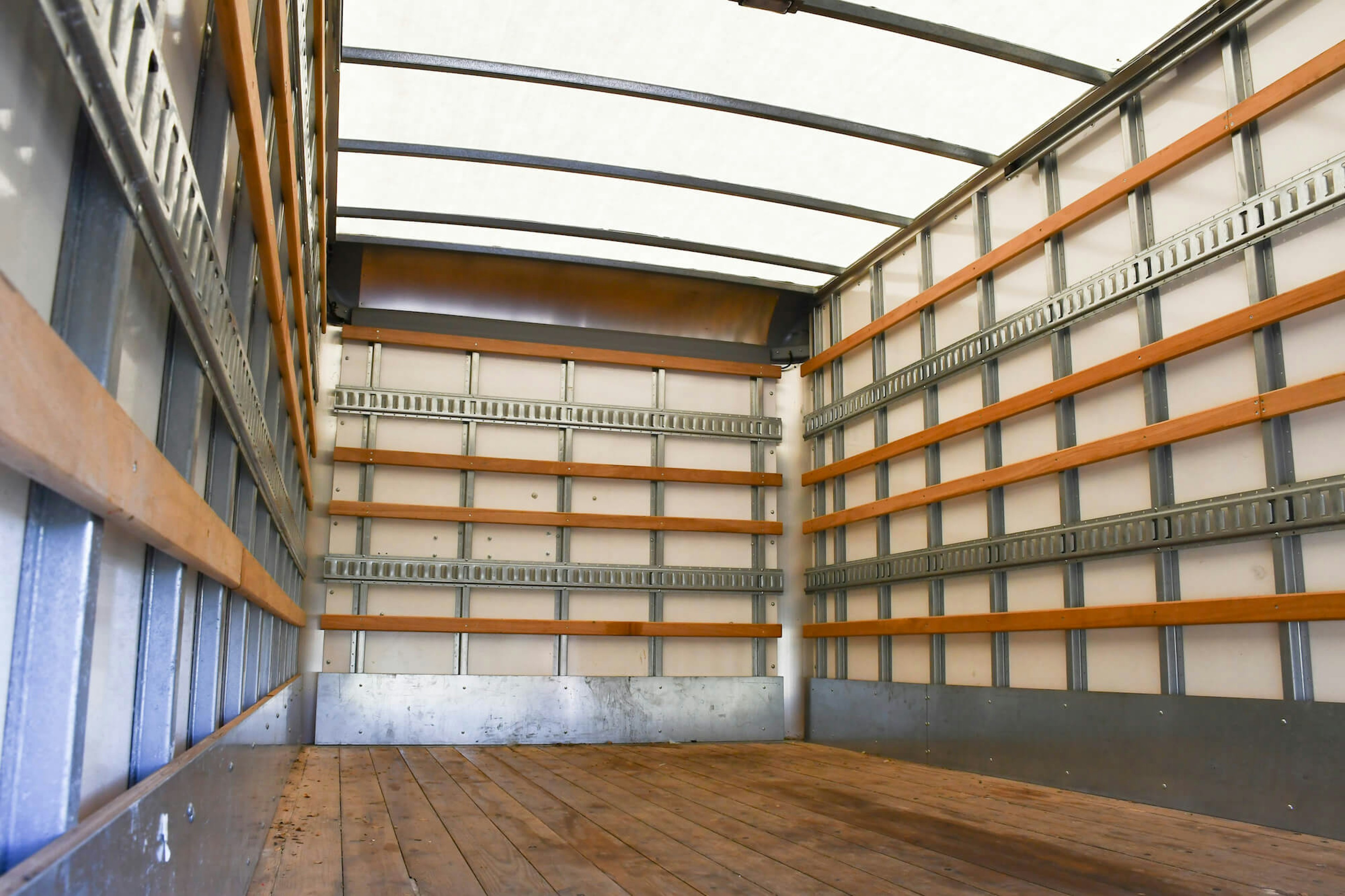 Interior of box truck 