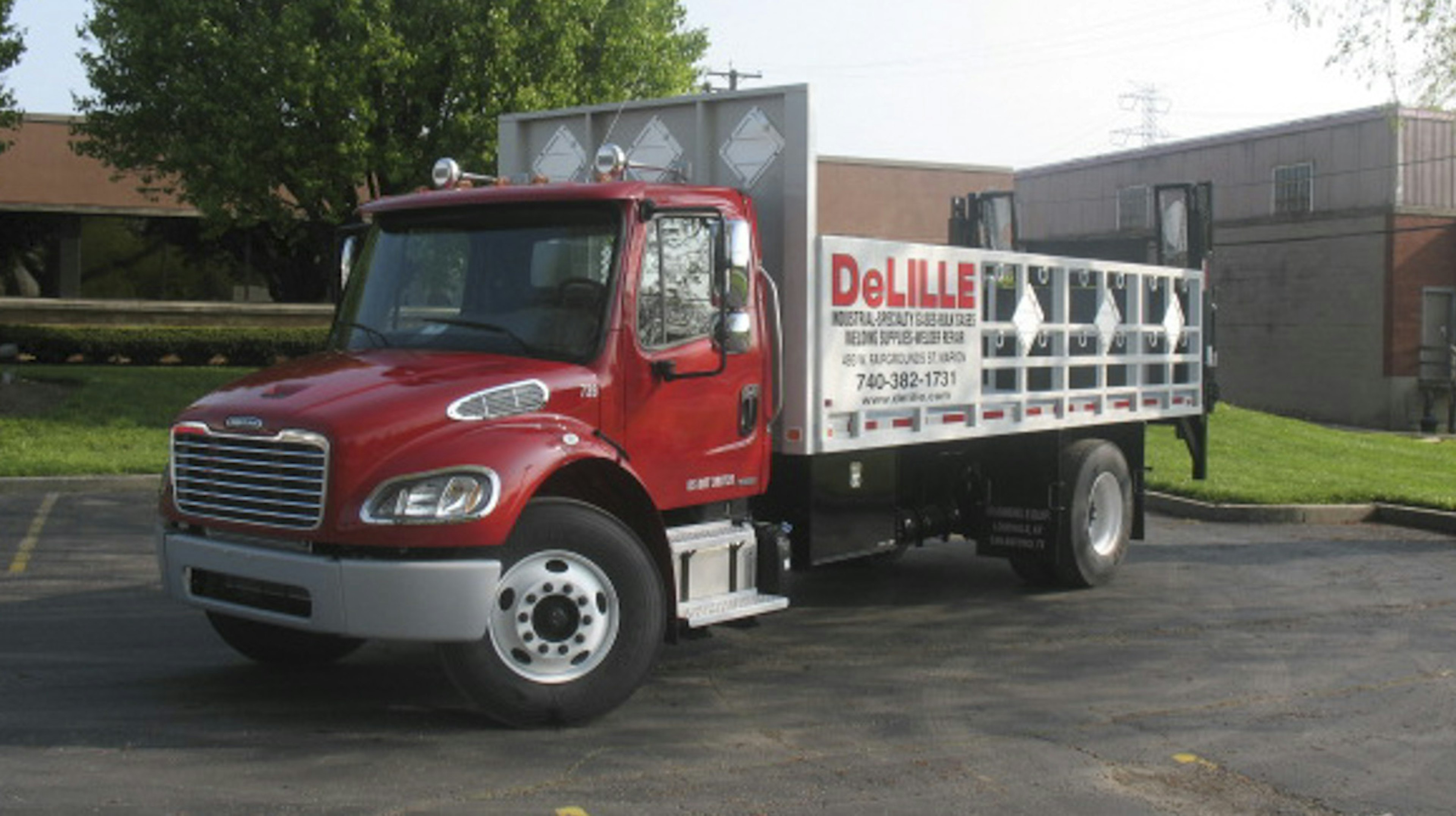 medium duty gas delivery truck