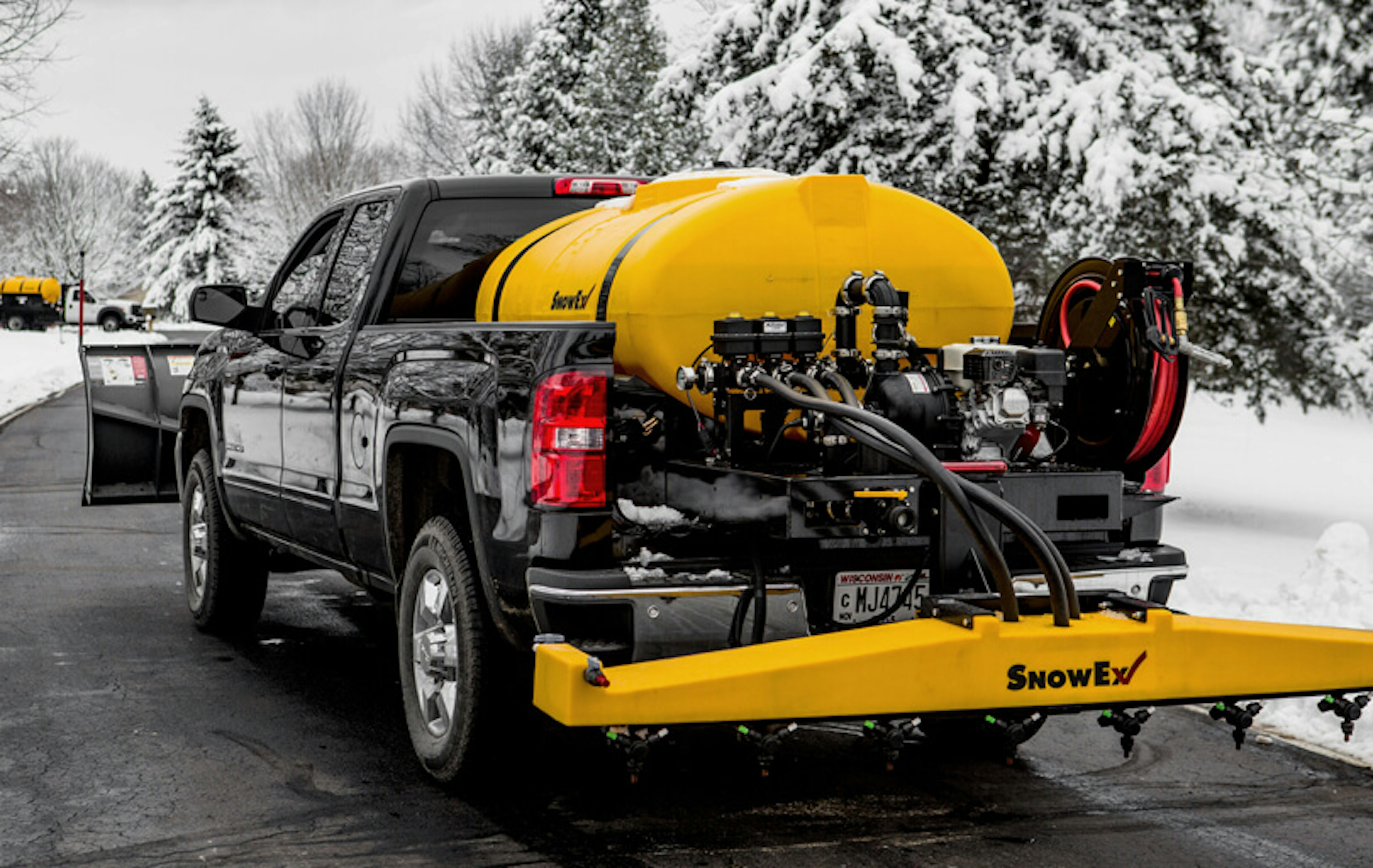 Light Duty Pickup Truck for Snow and Ice Liquid Spreading