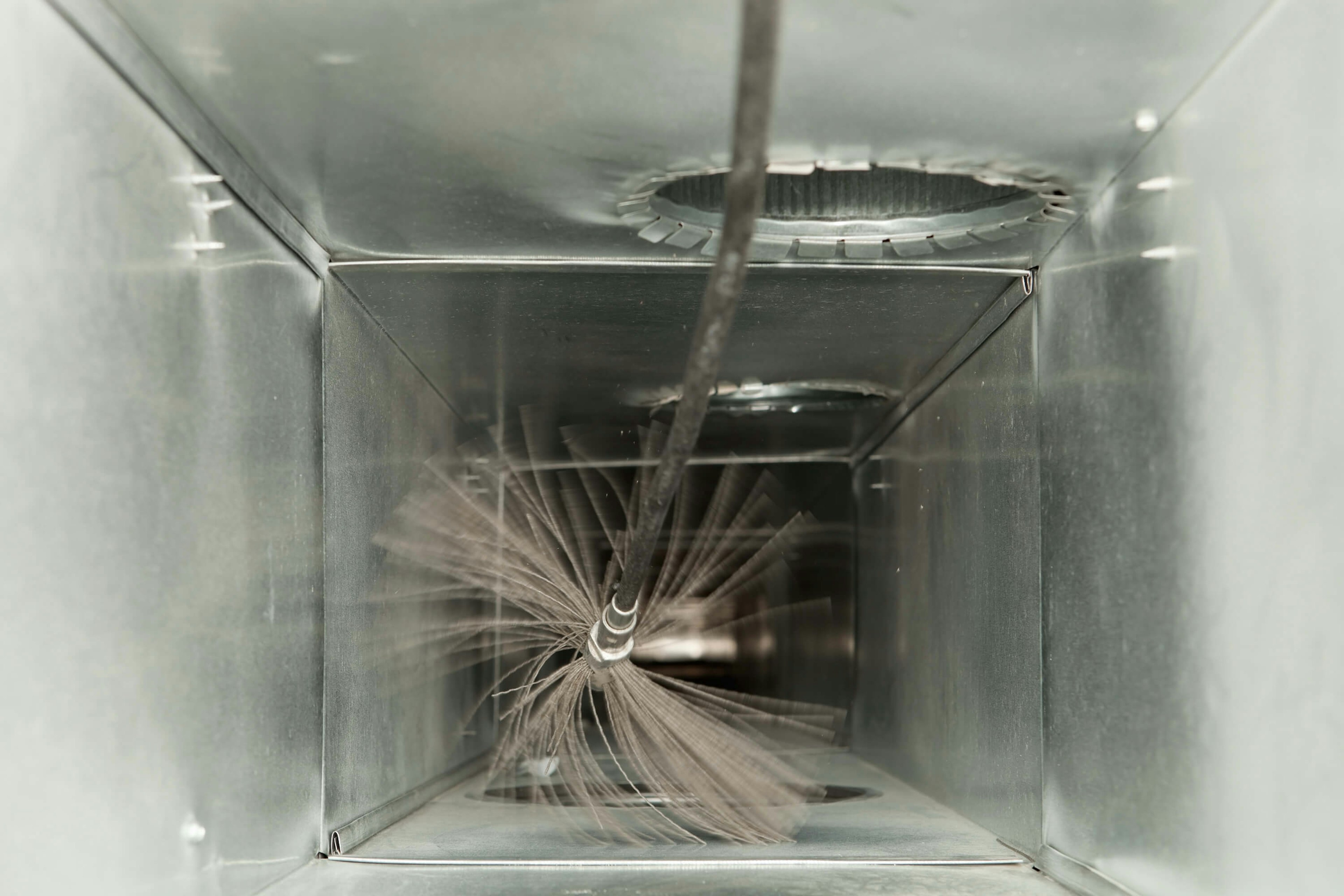 vents being cleaned by duster attachment