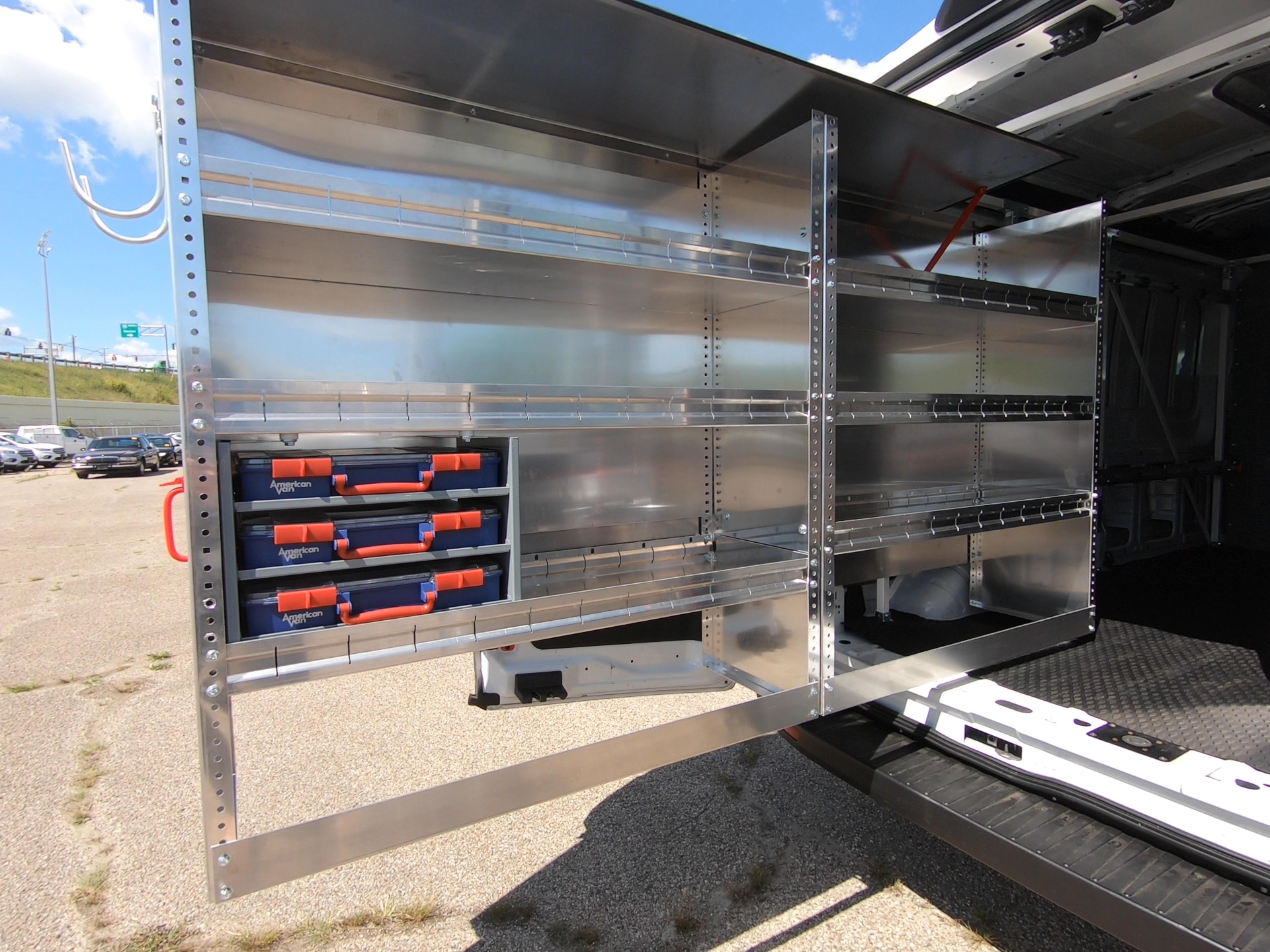 cargo van shelving