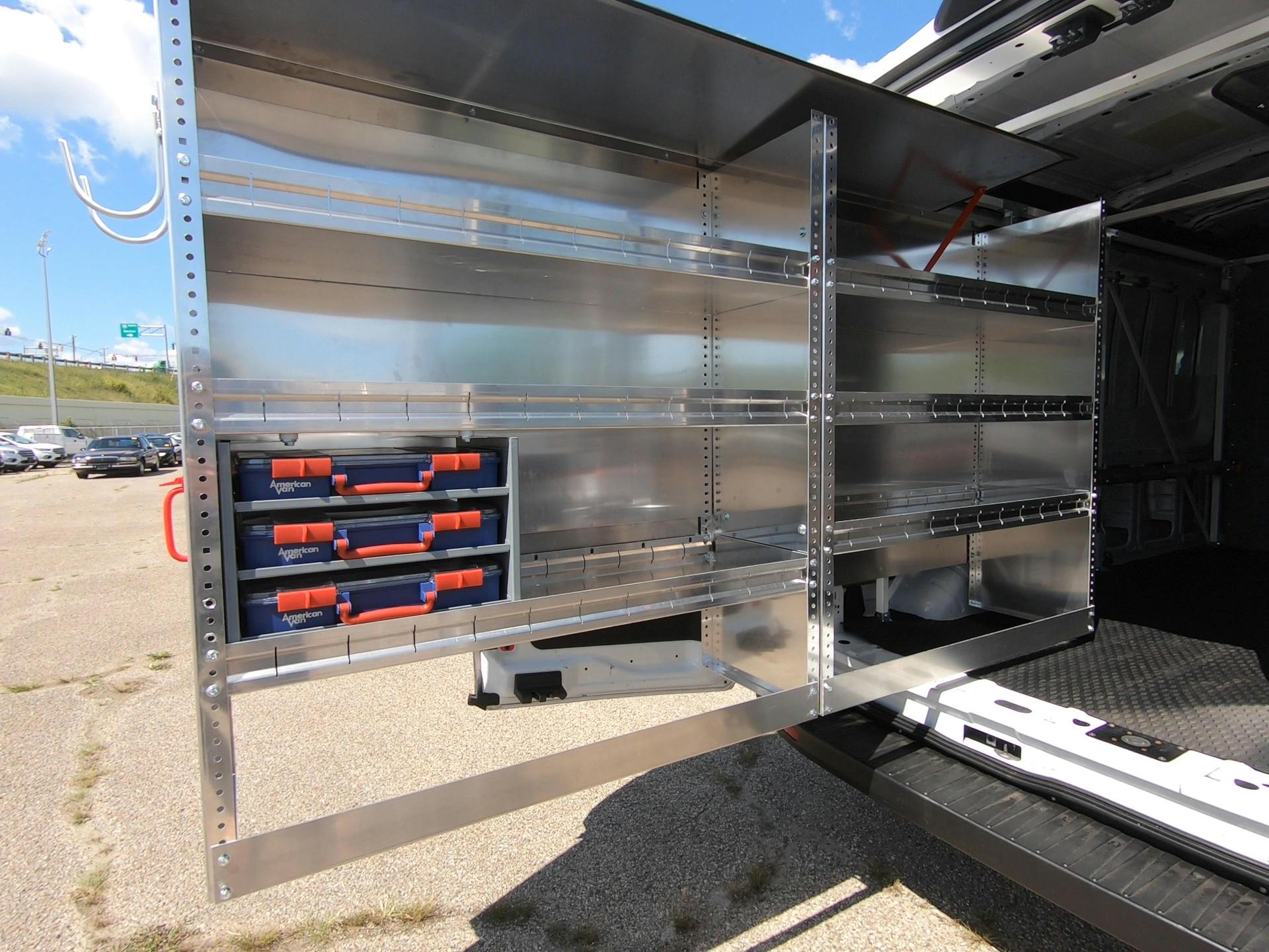 Cargo Utility Van Shelving Storage, Used Cargo Van Shelving