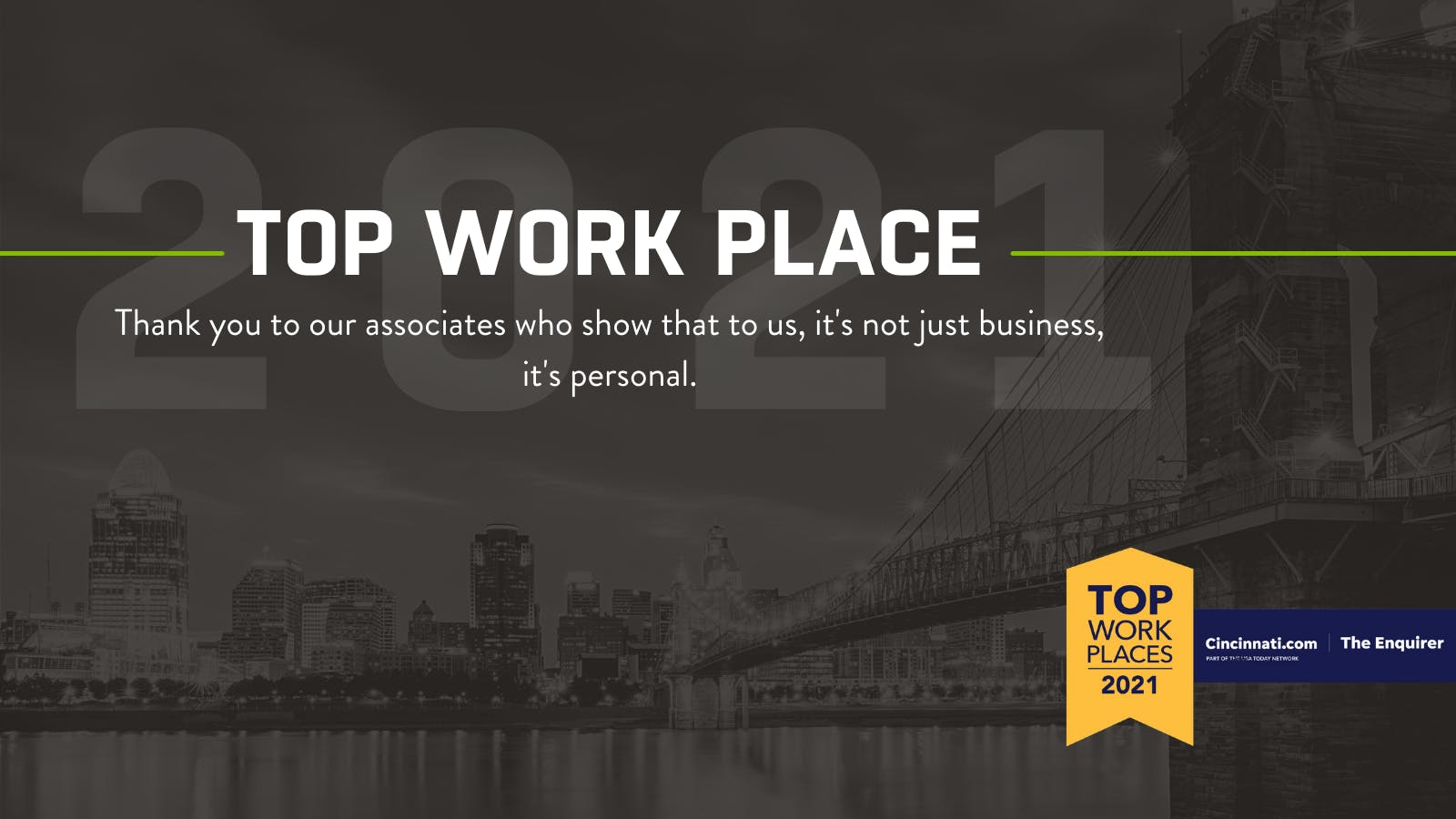 Mike Albert named a Top Work Place for 2021
