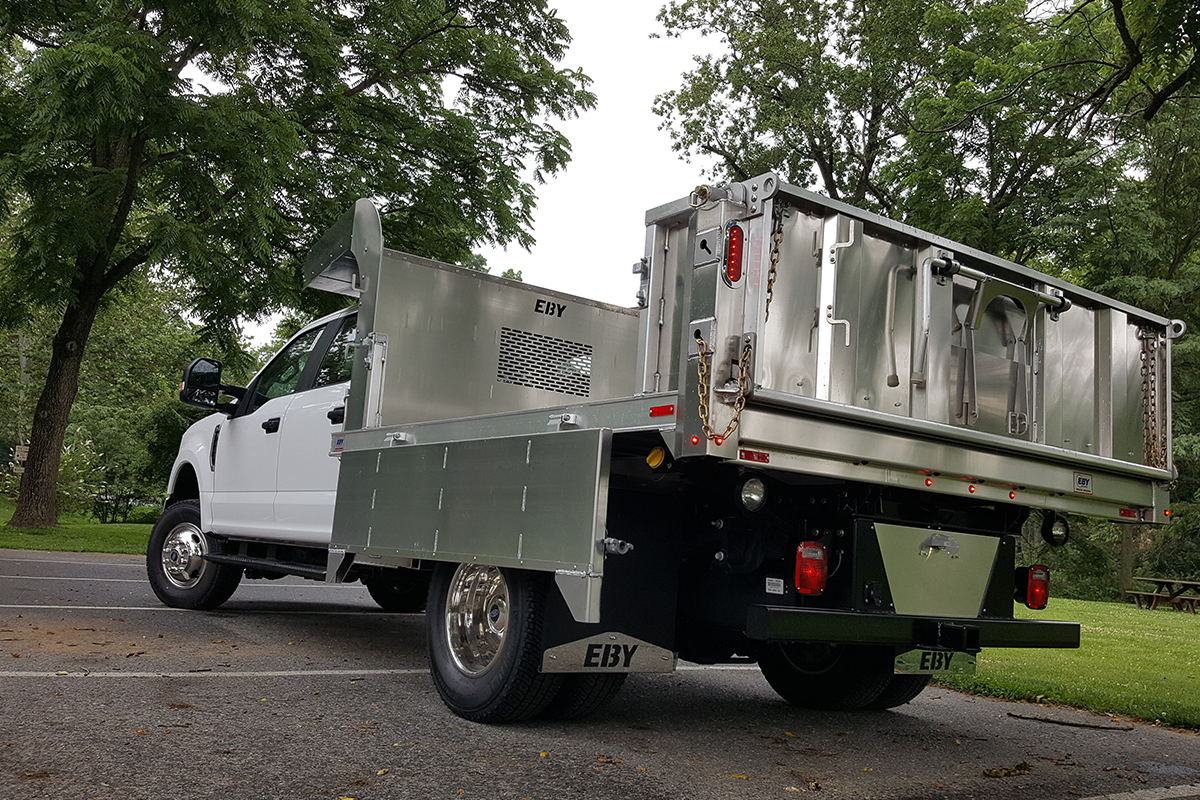 Eby Aluminum Flex Landscape Body on Isuzu N Series Truck 