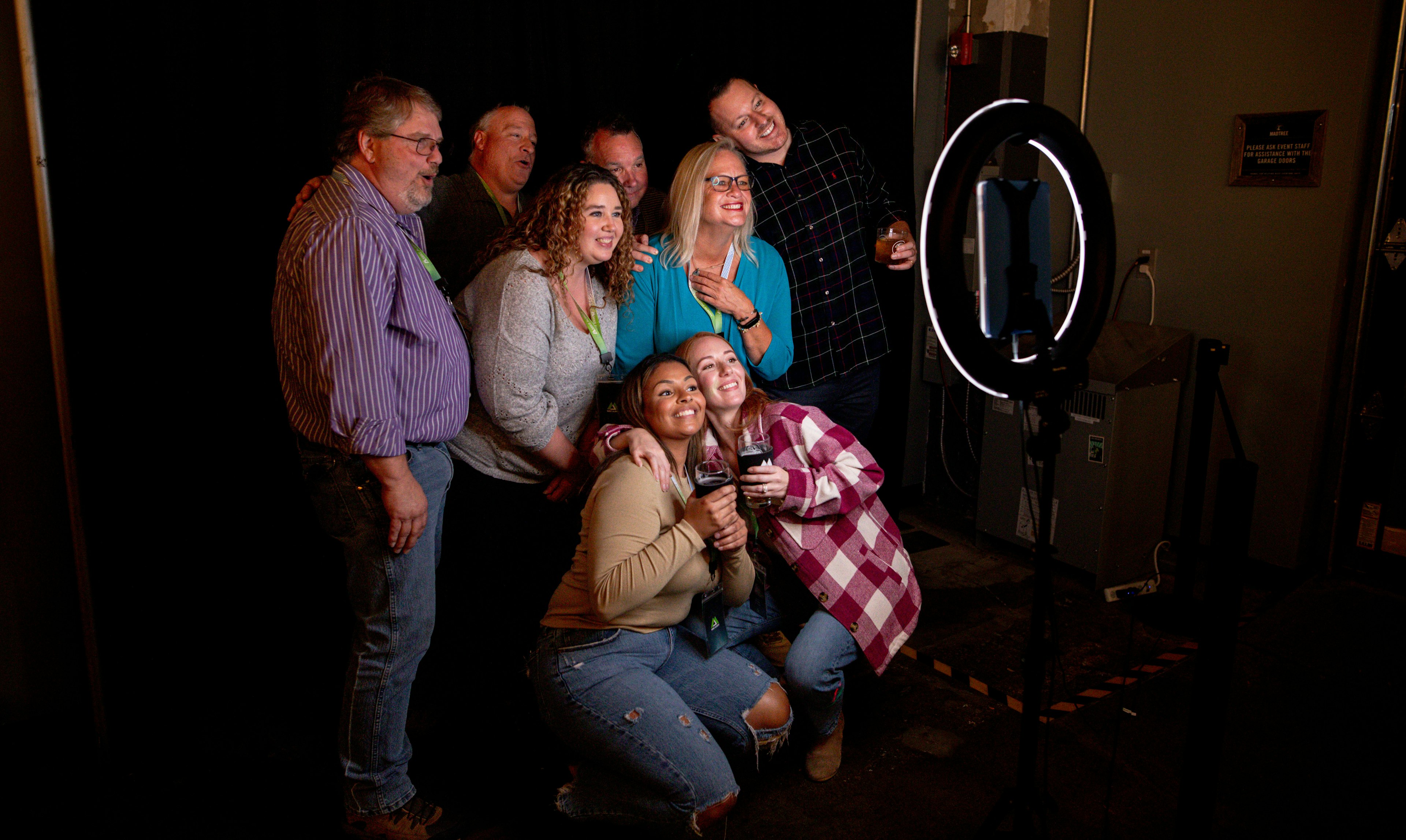 mike albert team photo booth