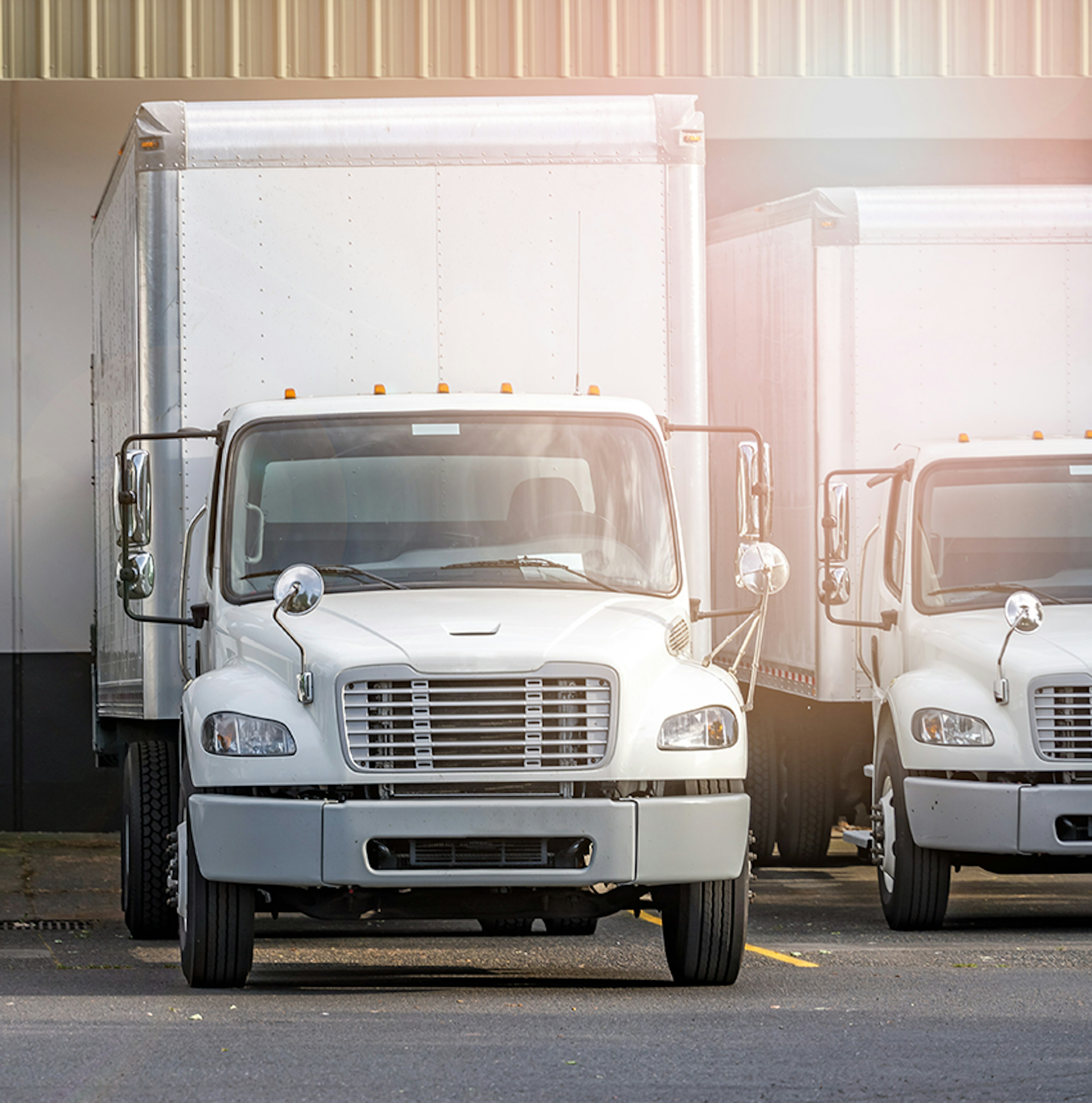 Mike Albert managed box trucks at a service facility