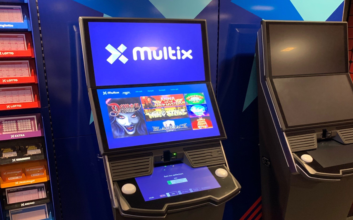 Bilde av en Multix maskin i en butikk