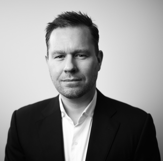 Per Kristian Reppe, sort/hvitt portrett