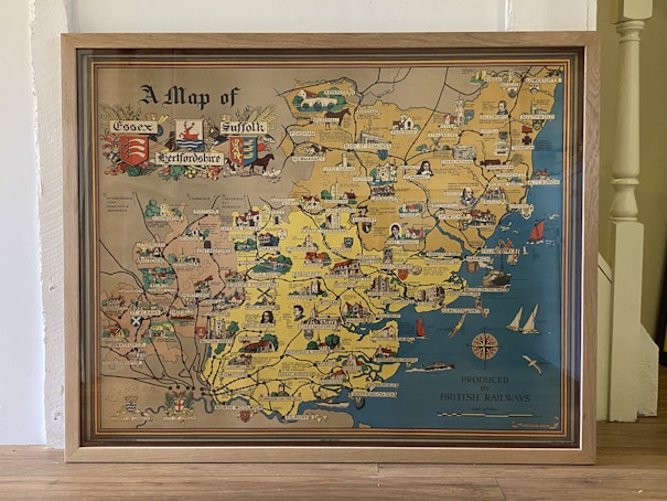 Artwork with frame