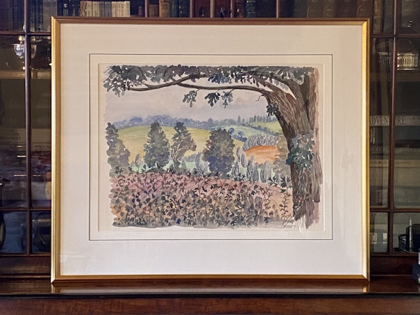 Artwork with frame