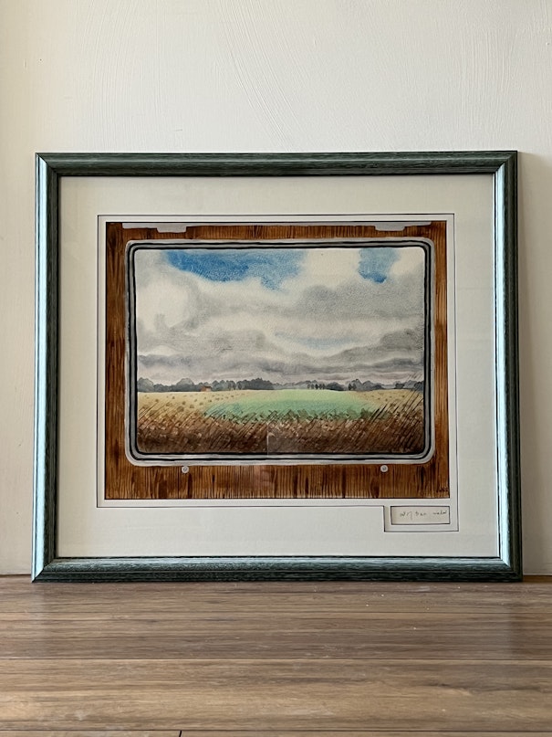 Artwork with frame