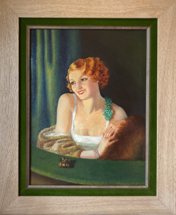 Artwork with frame