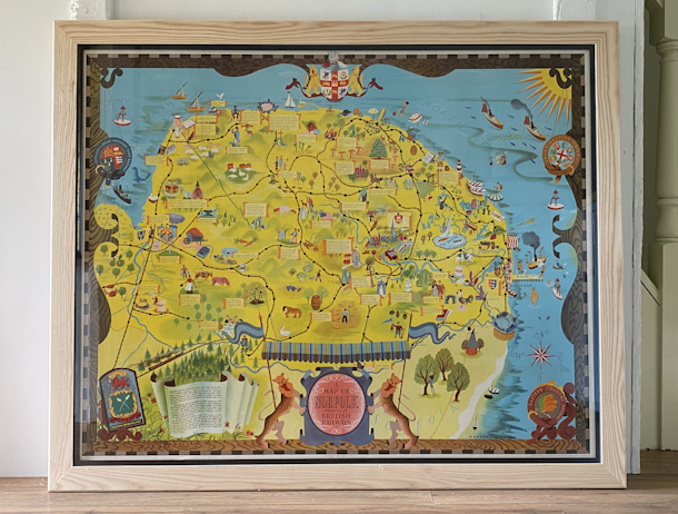 Artwork with frame