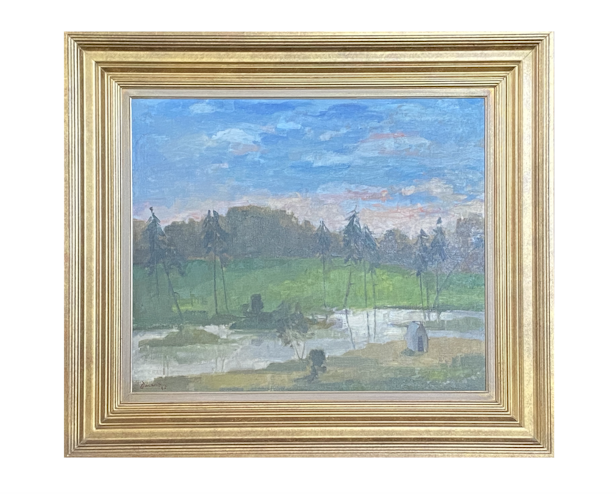 Artwork with frame