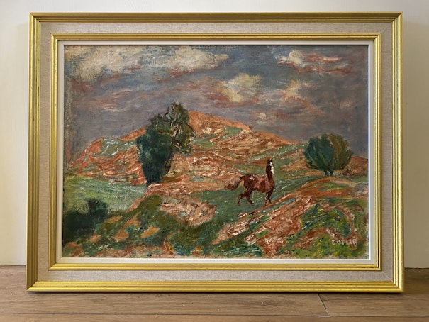 Artwork with frame