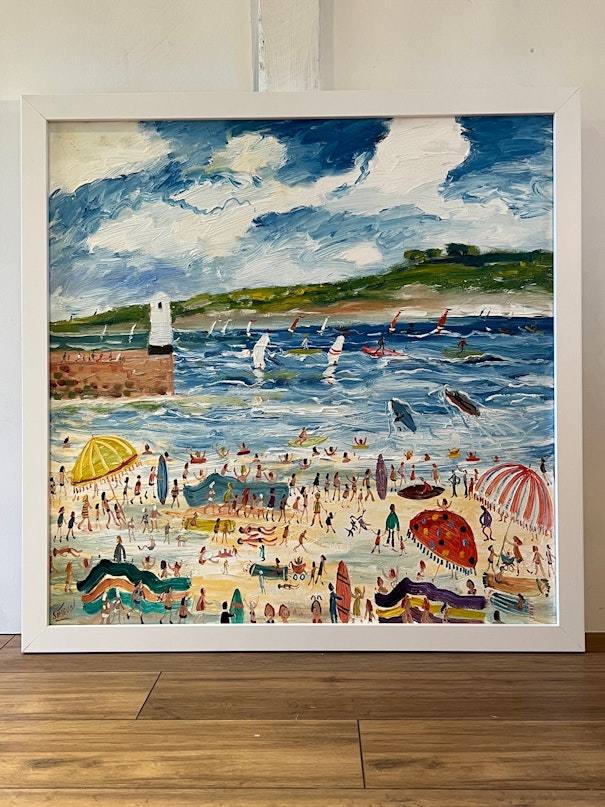 Artwork with frame