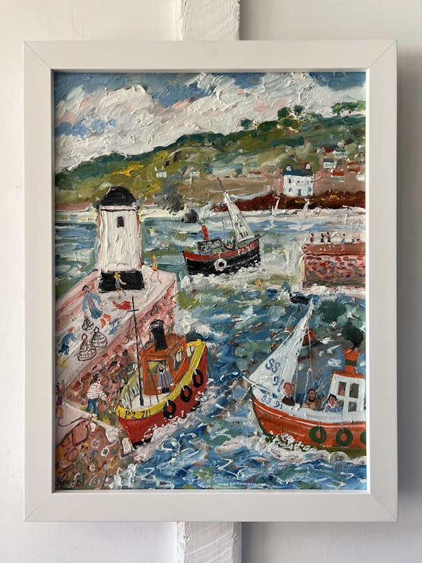 Artwork with frame