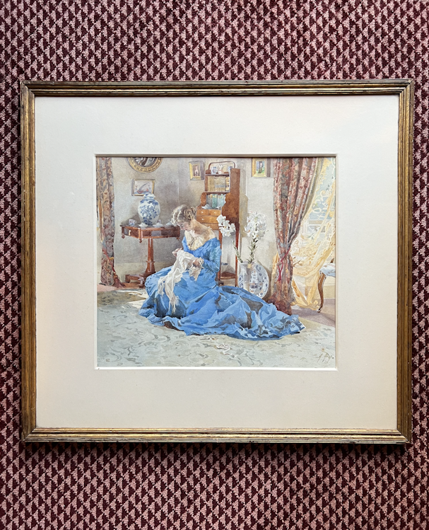 Artwork with frame